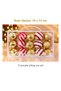Red, White, and Glittery and Striped Christmas Tree Ornaments Set, Box of 15, 19x13 cm - 3