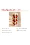 Red and Gold Decorative Christmas Ornaments—Pine Tree Hanging Decorations, Set of 24, Box 18x6 cm - 4