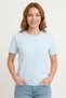 Women's Basic Crew Neck T-Shirt Combed Cotton Fabric