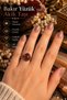 Pure Copper Ring Adjustable Agate (Evil Eye Protection) (Gift, Daily, Special Occasions)