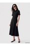 Timeless Clothing & Timeless Choices Belted A-Line Crepe Shirt Dress