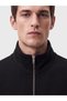 Sparkling Choices from Shining Store Upright Roba Collar Men's Zipper Sweatshirt - 4