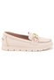 Agev Genuine Leather Orthopedic Women's Casual Ballerina Shoes Beige - 2