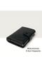 Genuine Leather Mechanism-Lock Card Holder Wallet - 3