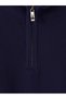 Ozmarka New Season Navy Blue Stand Collar Men's Knitwear Sweater - 7
