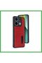 Redmi 15C 4g Compatible Leather Case with Sara Business Card Holder - Red Bezoss