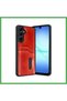 Samsung Galaxy A17 5g Compatible Leather Case with Sara Business Card Holder - Red Bezoss