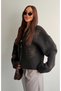 Stone Embroidered Polo Collar Knitwear Cardigan - 3