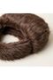 Brown Plush Women's Handbag, Soft Faux Fur Lined Mini Shoulder Bag, Bzeldr05. - 5