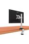 Techno mounts Screen Adjustable Desk with clamp and Bolt-Through Grommet Options | Full Motion Screen Mount Free Lifting LCD Bracket