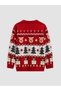 Peak New Season Red New Year's-Themed Baby Boy Knit Sweater - 2