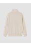 Ozmarka New Season Beige Zippered Stand Collar Men's Jacket - 6