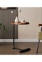 Scandinavian Coffee Side Table (BrownxBlack Legs) - 3