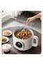 1.6L Digital Display Electric Cooking Pot with Glass Lid, Noodle Cooker & Egg Boiler - 2