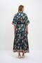 Women's Floral Patterned Modern Dress(7090) - 4