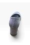 Women's Thick Heeled Glittery Evening Dress Shoes - 3