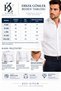 Men's Navy Blue Slim Long Sleeve Basic Shirt - 7