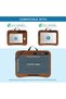 Designer Lap Desk – Rustic Brown, 2-Pack with Storage Basket - 4
