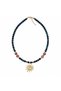 Azurite Tibetan Agate Sun Pendant - 4