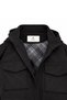 Hooded Waist Adjustable Suede Black Jacket 0200 - 3