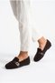 Women's Stylish Buckle-Strapped Plush Home Shoes with Non-Slip Soles, Warm Lining, Fully Closed, Winter Comfortable Home Slippers - 3