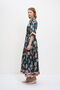 Women's Floral Patterned Modern Dress(7090) - 3
