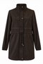 Lace-Up Stand Collar Brown Suit 2034 - 2