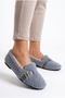 Women's Stylish Buckle-Strapped Plush Home Shoes with Non-Slip Soles, Warm Lining, Fully Closed, Winter Comfortable Home Slippers - 4