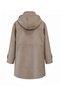 Hooded Waist Adjustable Suede Stone Jacket 0200 - 5
