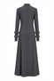 High-Neck Anthracite Dress 0541 - 4