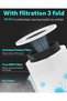 فلتر بديل صغير الحجم من نوع True HEPA Core لجهاز تنقية الهواء Levoit Core Mini، فلتر HEPA ثلاثي الوظائف، عالي الكفاءة - 3