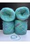 Turquoise Gradient (Fluffy) Cashmere Moher Yarn, 200g. - 2