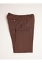 Modern Fit High Waist Double Leg Fabric Trousers