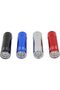 4-Piece LED Metalic Finish Flashlight - Multicolor - 3