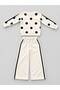 Girls' Modal Fabric Sweatshirt and Wide-Leg Pants Set - 2