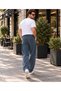Men's Baggy Pleated Wide Leg Relaxed Fit Corduroy Trousers - 2
