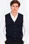 Avşar Slim Fit Men's Buttoned Knitwear Vest - 7814