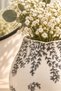 Modern Ceramic Rose Vase with Dangling Leaf Pattern (20cm Height) – High-End Elegance and Aesthetic Authenticity to Elevate Your Home - 2
