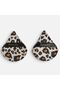 Powder Puff with Leopard Handle - 2pcs