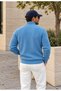 Men's Stand-Up Collar Half-Zip Thick Knit Winter Sweater. - 2