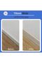 شريط زاوية من البولي فينيل كلوريد (PVC) باللون الرمادي المطفأ، شريط حواف مرن ذاتي اللصق من البلاستيك لتزيين زوايا الجدران - 6