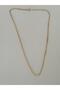 Special Mini Sequin Row Xp Gold Color Necklace - 3