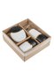 Set Ceramic pentru Baie Crem Dunga Neagra - 3buc - 2