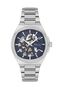 Modern Skeleton Men's Automatic Watch |   39 mm Steel Case, Navy Blue Dial - 6