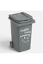 Mini Plastic Storage Container Grey 0.48L - 3