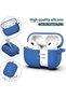 غطاء سيليكون ناعم لسماعات AirPods Pro 2 - أزرق - 3