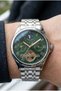 Luxury Men's Automatic Watch |   42 mm Steel Strap, Green Dial - 5