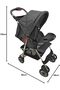 MOON Bezik - One Fold Stroller,Mid Grey - 5