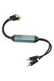 Hum Eliminator, RCA Ground Loop Noise Isolator, Dual Channel Audio Filter, Compatible with Computer,