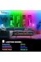 شريط إضاءة LED ذكي، 2 متر، متعدد الألوان (RGB)، تحكم عبر Wi-Fi وبلوتوث، متوافق مع أليكسا وجوجل - 5